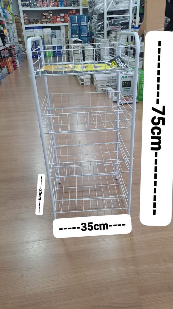 CARRITO ORGANIZADOR DE VERDURAS 4 NIVELES - Imagen 4