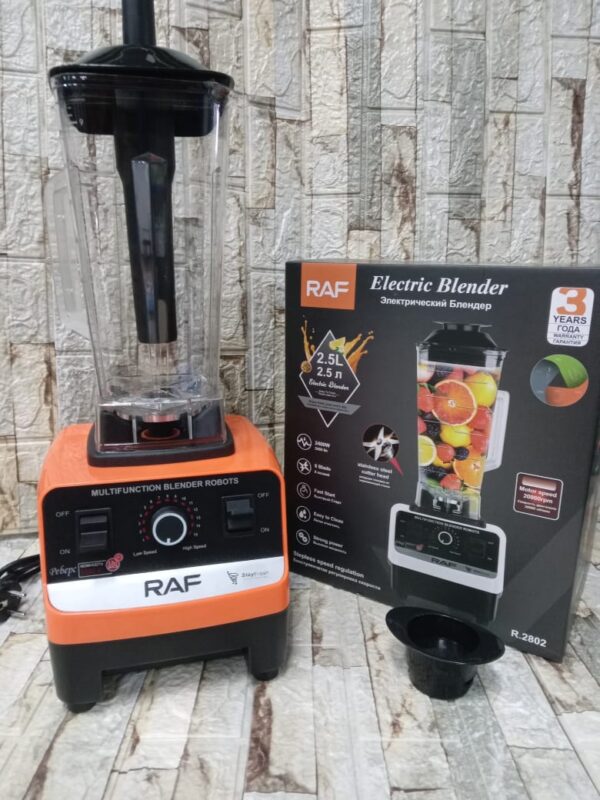 LICUADORA PREMIUM NARANJA  VASO DE PLASTICO
