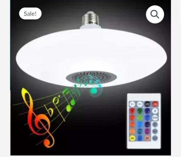 AMPOLLETA PARLANTE CON BLUETOOTH - Imagen 4