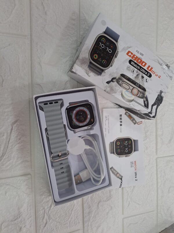 RELOJ SMART WATCH C800 ULTRA GRIS