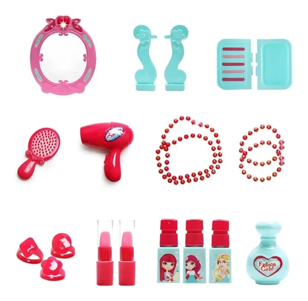 MALETA DE JUGUETES PARA NIÑAS MODELO: MAQUILLAJE - Imagen 4