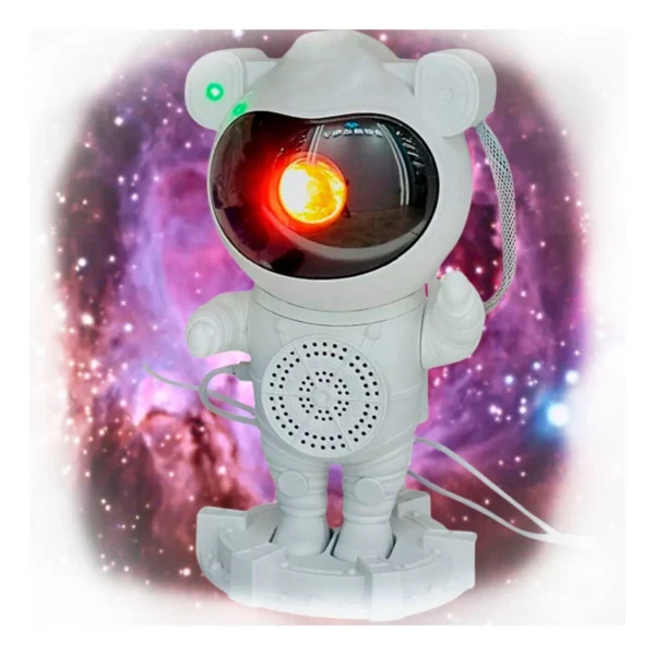 PROYECTOR ASTRONAUTA GALAXIA CON PARLANTE BLUETOOTH - Imagen 4