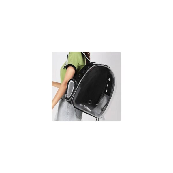 MOCHILA DE MASCOTA MODELO A COLOR NEGRO - Imagen 2