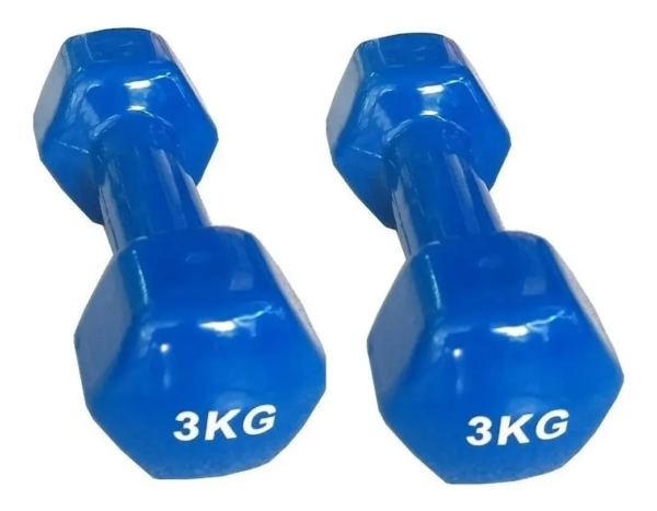 MANCUERNAS DE 3 KILOS AZUL