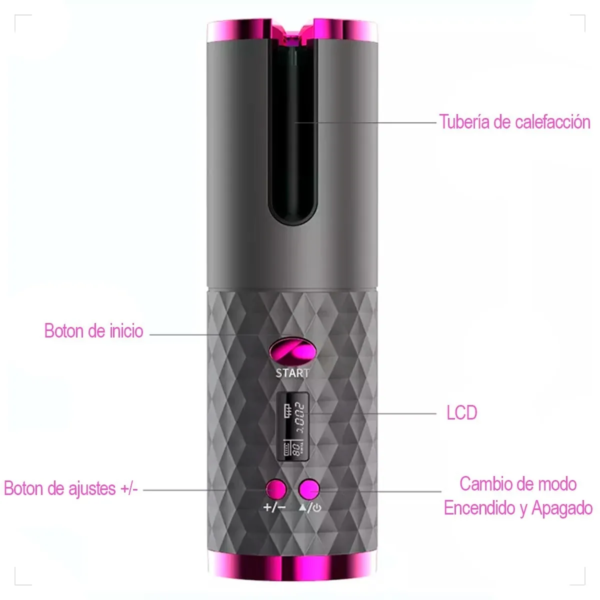ONDULADOR DE CABELLO BLANCO - Imagen 4