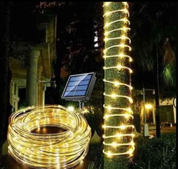LUCES SOLARES DE HADAS DE NAVIDAD 12 METROS  DE 100 LED - Imagen 3