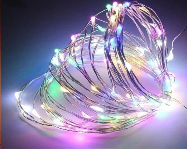 LUCES SOLARES DE HADAS DE NAVIDAD 12 METROS  DE 100 LED - Imagen 4