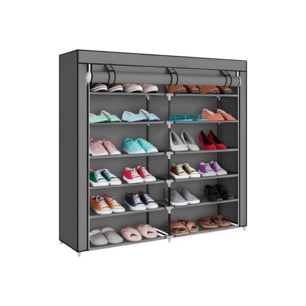 ZAPATERA ARMABLE 2 CUERPOS GRIS