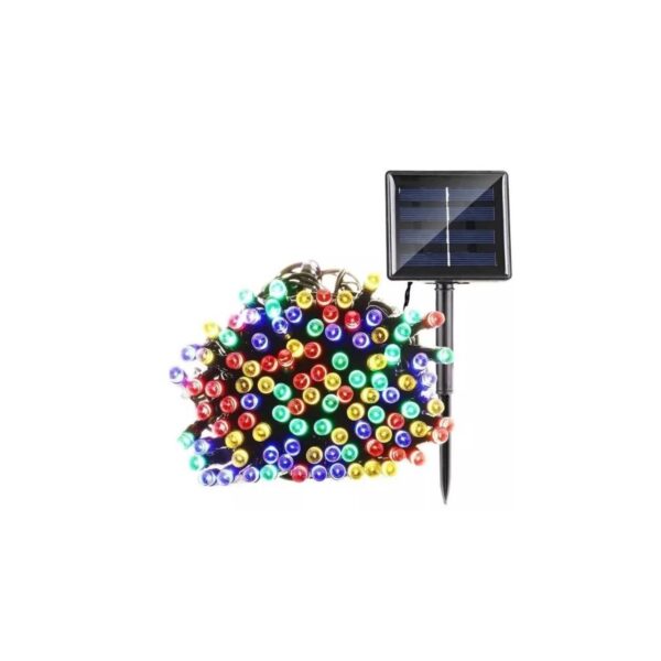 LUZ LED DE NAVIDAD SOLAR DE 11M MULTICOLOR