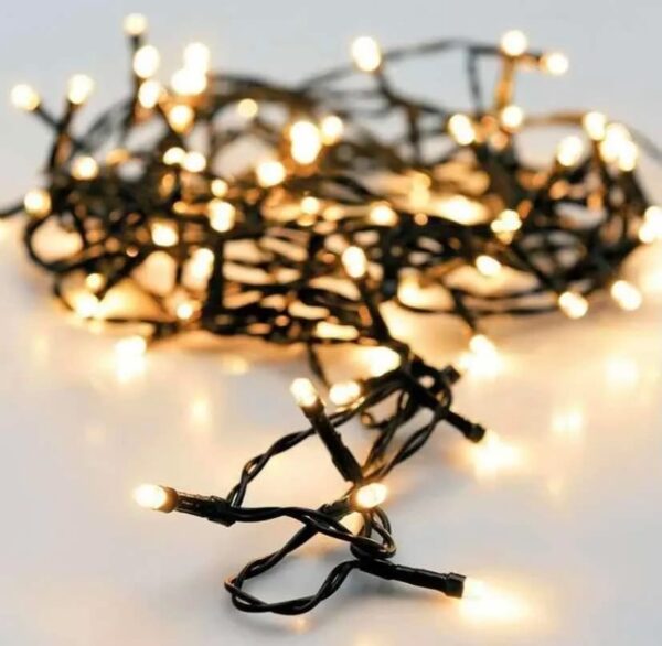 LUZ LED DE NAVIDAD ELECTRICA 9M CALIDA (100 LEDS)