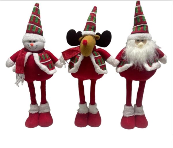 PASCUEROS PATAS LARGAS NAVIDEÑOS ROJO