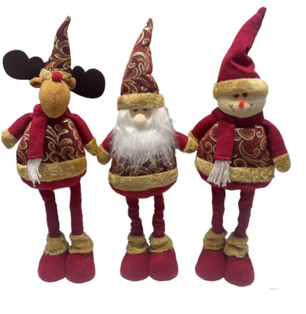 PASCUEROS PATAS LARGAS NAVIDEÑOS DORADO