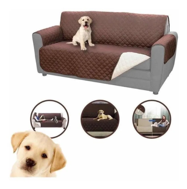 CUBRE SILLON 1 CUERPO CAFE - Imagen 5