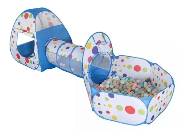CARPA  TUNEL PARA NIÑOS AZUL