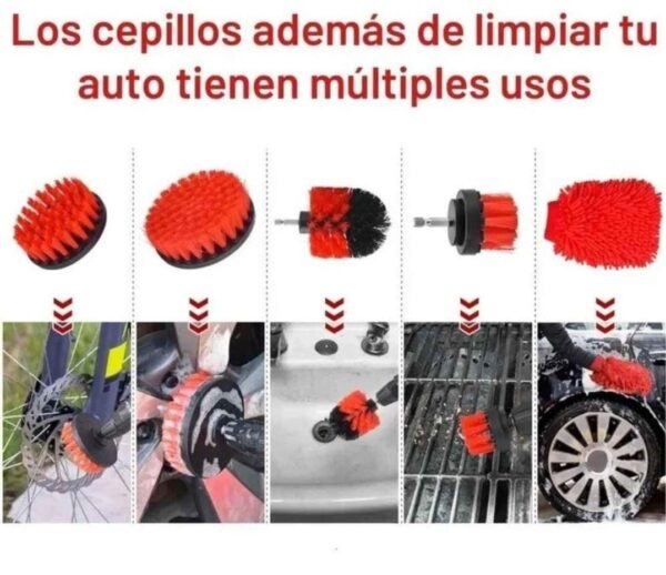 KIT DE LIMPIEZA PARA AUTO DE 18 PIEZAS MODELO 3128 - Imagen 4