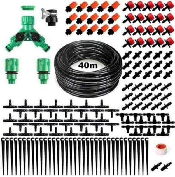 KIT DE RIEGO DE 40M Y 158 PCS