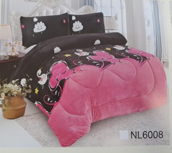 PLUMON LISO CON DISEÑO 2 PLAZAS - Imagen 4