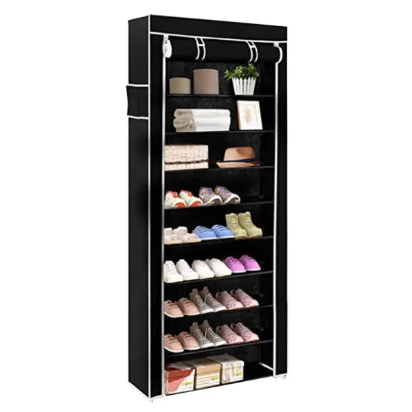 ZAPATERA ARMABLE UN CUERPO CAFE