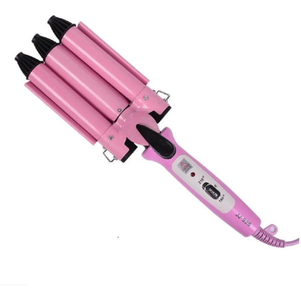 ONDULADOR  DE CABELLO ROSADO PROFESIONAL 3 TUBOS - Imagen 4