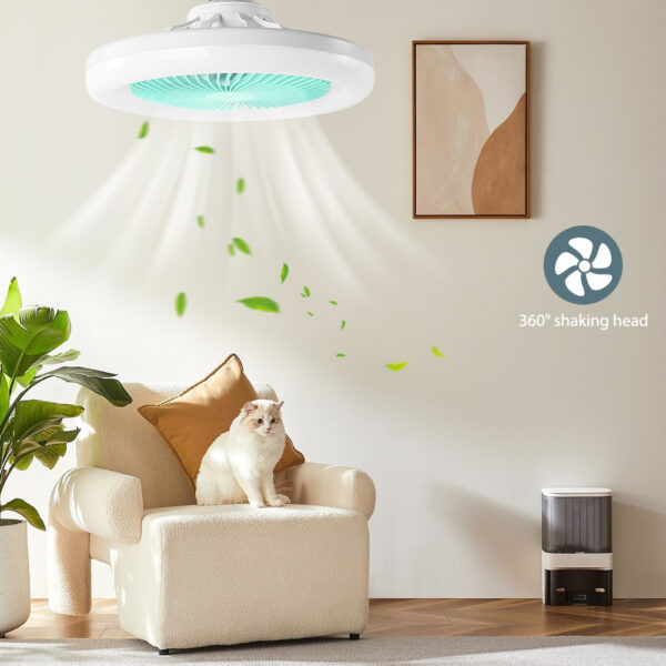 AMPOLLETA VENTILADOR FIJA Con Control Remoto