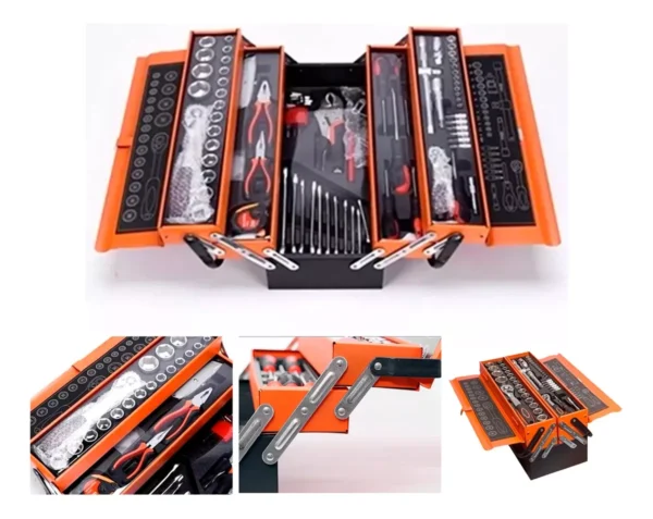 Caja Herramientas 85 PIEZAS 5 Niveles