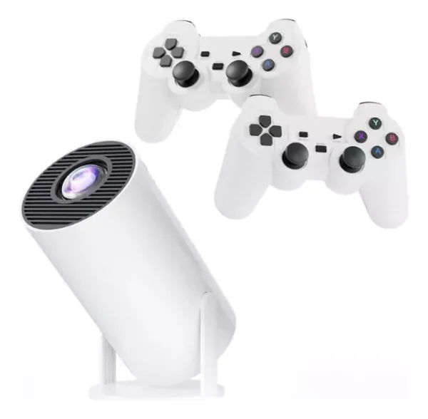 Proyector De Video + 2 Controles Y Video Juegos 4k Hd Retro - Imagen 2