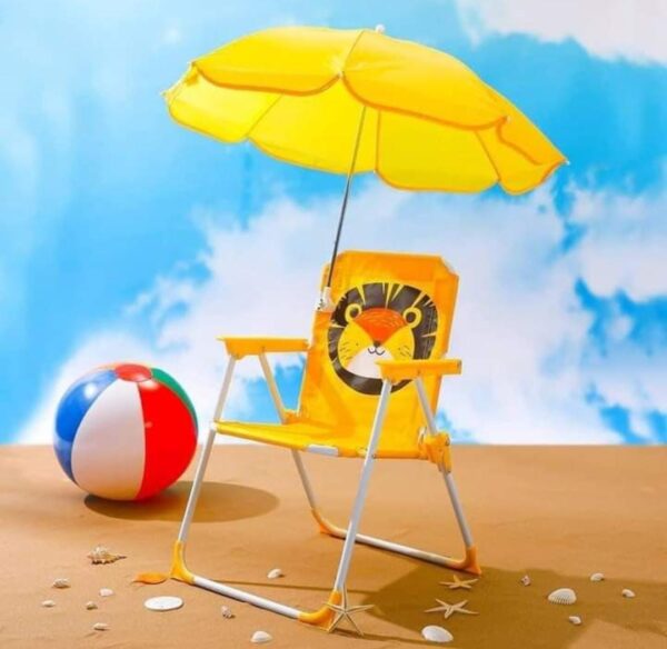 SILLA PLAYERA PARA NIÑOS CON SOMBRILLA - Imagen 3