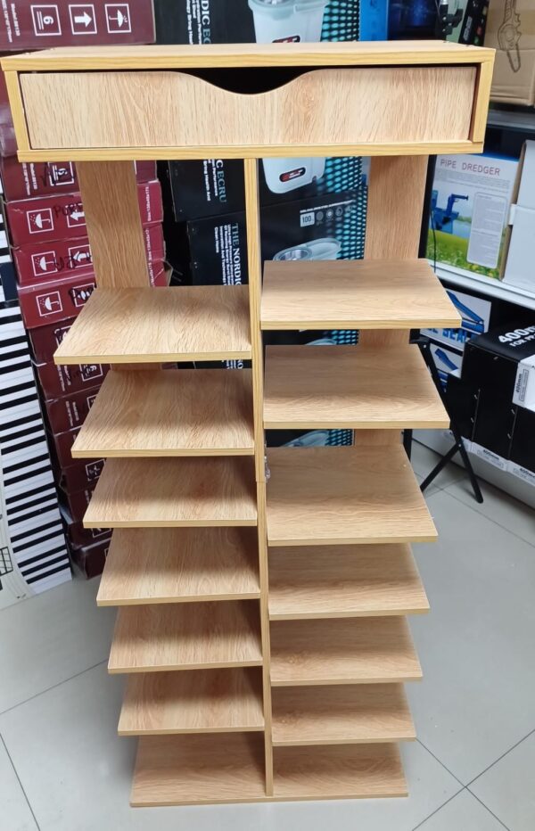 Cajon Zapatera de 7 niveles COLOR MADERA - Imagen 3