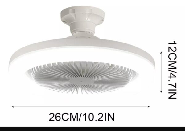AMPOLLETA VENTILADOR FIJA Con Control Remoto - Imagen 5